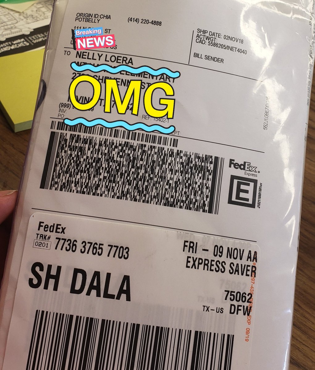 nloera12's tweet photo. Making real world connections in our classroom! Thank you so much for your generosity and kindness! My students are so grateful and happy! @Potbelly #potbellycookies #potbellysandwiches #delicious #makinglearningfun https://t.co/qKfzw7qBuj