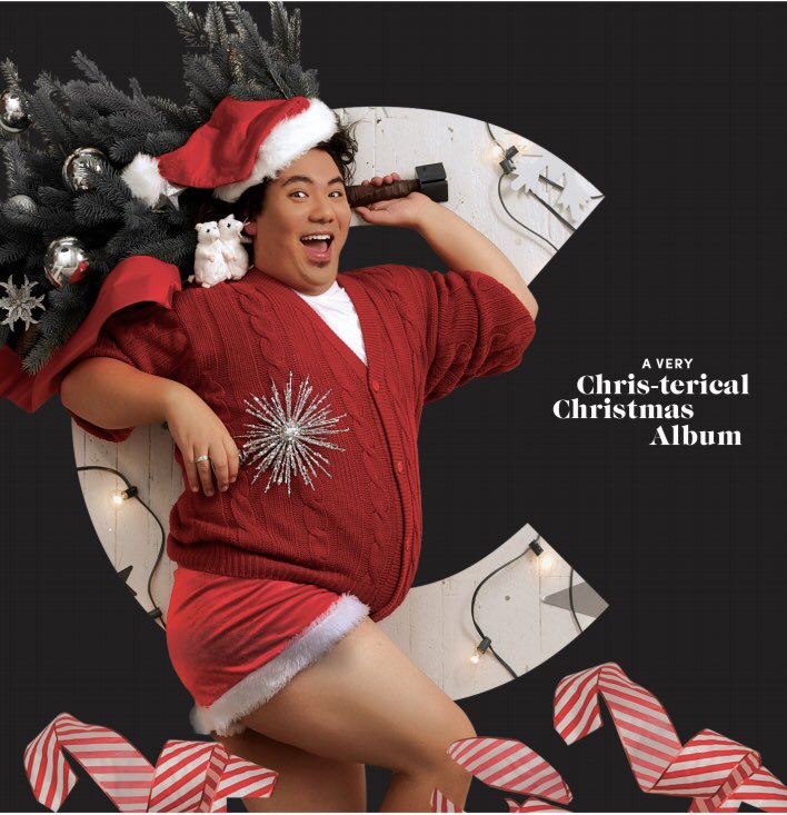 ChrisTsujiuchi's tweet photo. Reason #12 to come see my Christmas Cabaret: because you need to pick up your copy of a very Chris-terical Christmas Album! Available very very soon! 
🎄💿🎄

Link to tickets in my bio ❤️ https://t.co/nyJQLYxtli