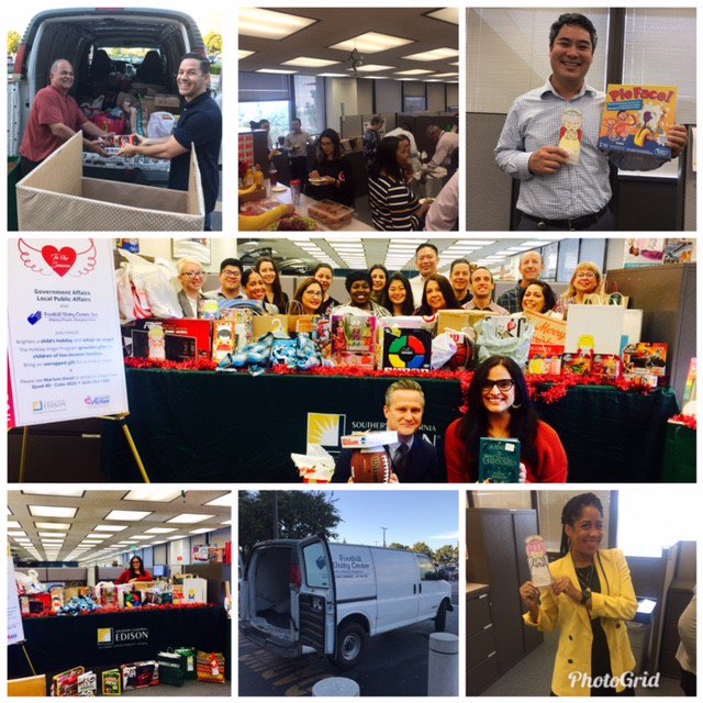 SCE_HaigK's tweet photo. .@SCE & @SCE_PublicAff participated in the #Monrovia #FoothillUnityCenter's #HolidayAngels Program to collect gifts ๐ for local children ๐ฆ๐ง.
#SanGabrielValley #SGV #holidaycheer https://t.co/j3o0VS7Ed4