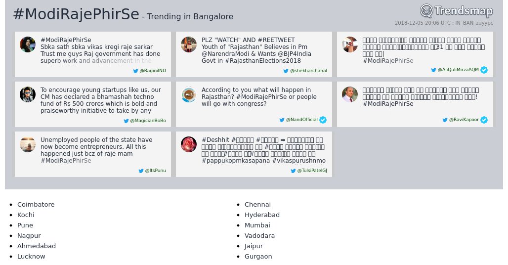 #modirajephirse is now trending in #Bangalore

trendsmap.com/r/IN_BAN_zuyypc