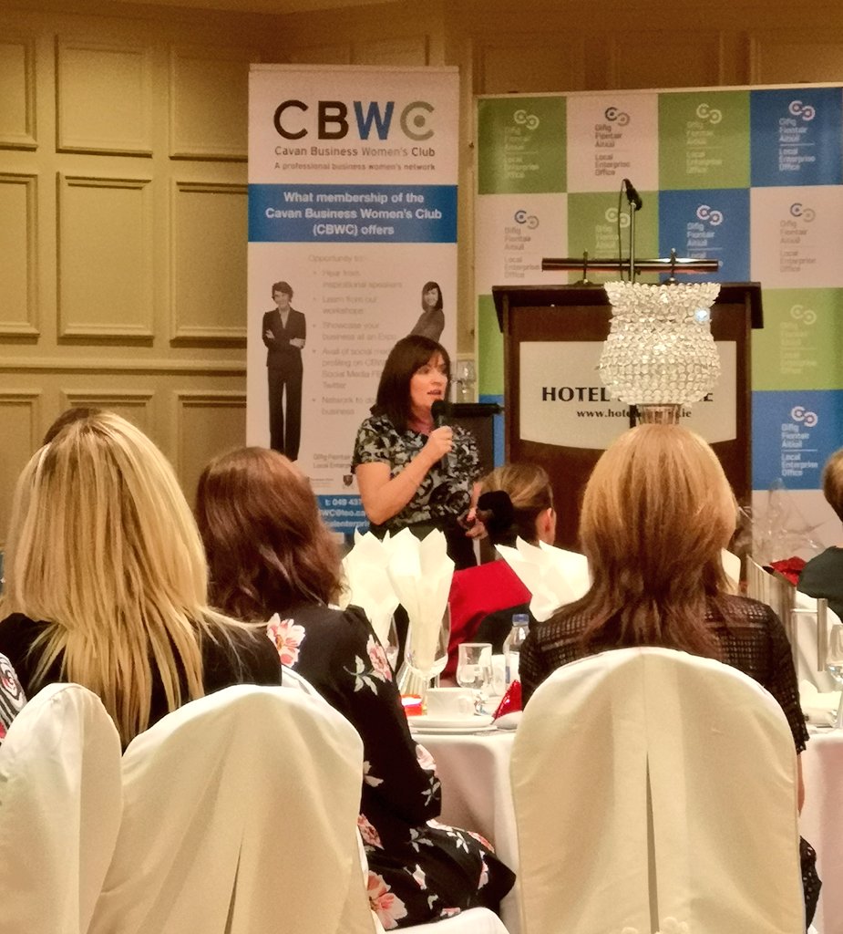 'Culture is what happens when the manager leaves the room' - Caroline Ashe Brady from #Cavan's <a href="/koresystem/">KORE Insulation</a> speaking @CavanBWC network event. What a driven business woman! #womeninbusiness