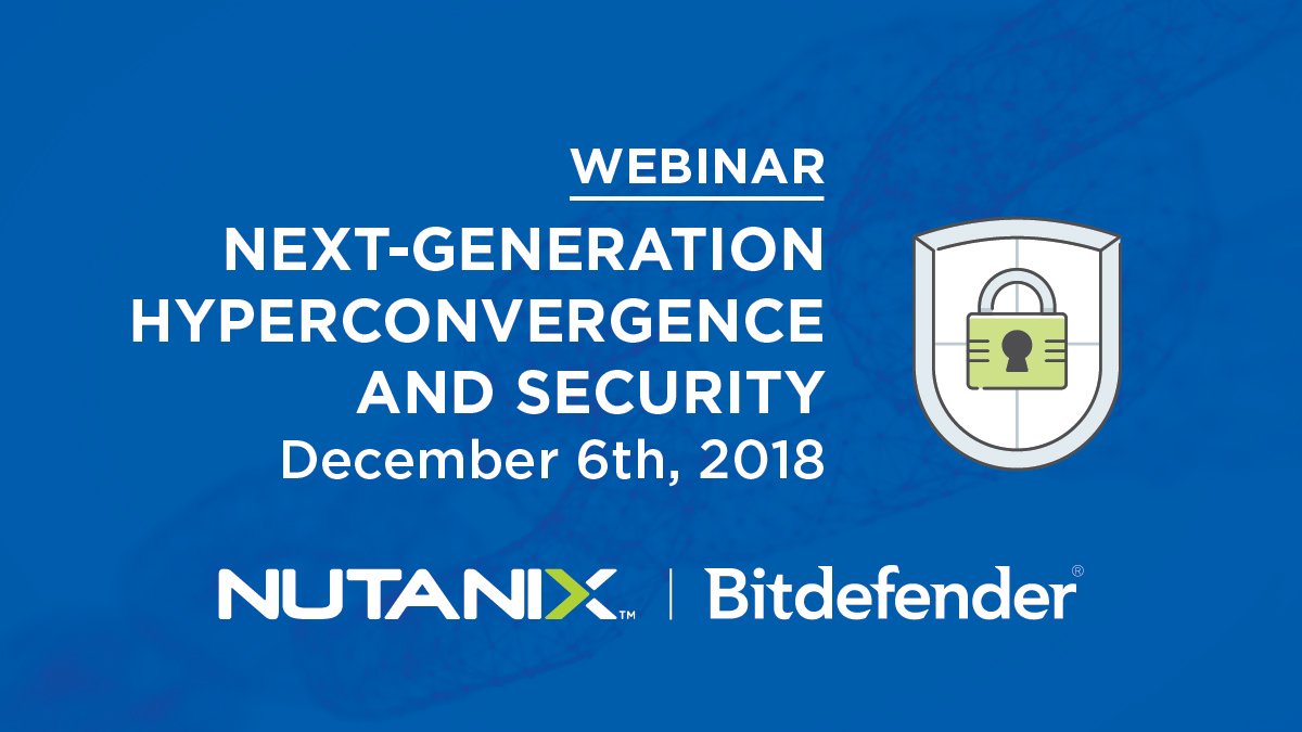 amirhpe's tweet photo. In with the future. Check out this joint webinar @Bitdefender_Ent @Nutanix #NutanixElevate  https://t.co/hkBUVjiD03 https://t.co/WgpqOiXoxl