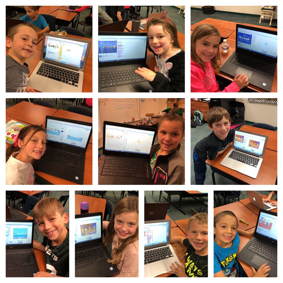 ThomsonElemGT's tweet image. Google Doodle! @FierceFolsom #hourofcode #prospercodes #2ndGradeGT