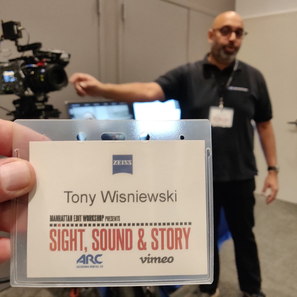 Ready yo go! Come meet us at the @mewshop Sight Sound and Story event tonight I'm #Manhattan! #ZEISS #cinematography #lenses
