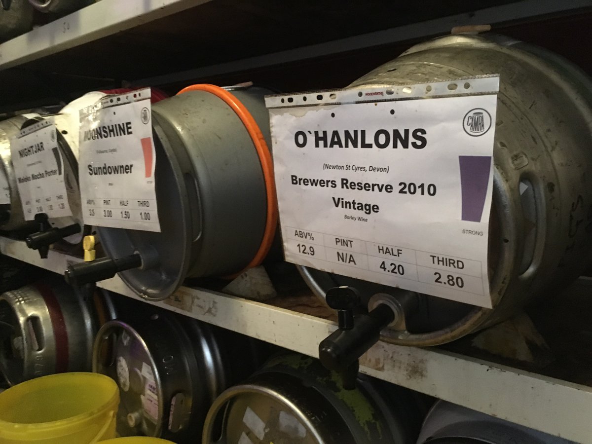 pigsearcamra's tweet photo. Looking for something rare to finish the night? This O’Hanlons is the last of its kind... #pigsear2018 https://t.co/LsrBPsmKxD