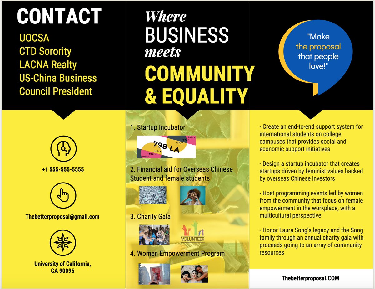 HsingAmanda's tweet photo. #chtown18 Official Brochure to help you understand our proposal better. #TheBetterProposal https://t.co/oe48HnQm8u