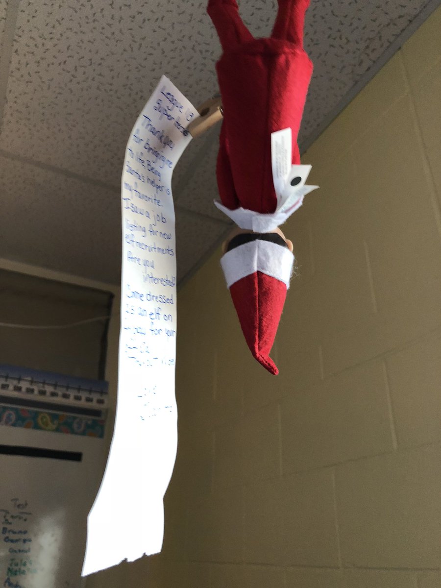 brainybilingue's tweet photo. Well, I guess #projectbased learning is on tap for our class. Welcome Juanito!! Elf auditions this Friday! 
#elfontheshelf #iamepisd https://t.co/xwQaI8iJya