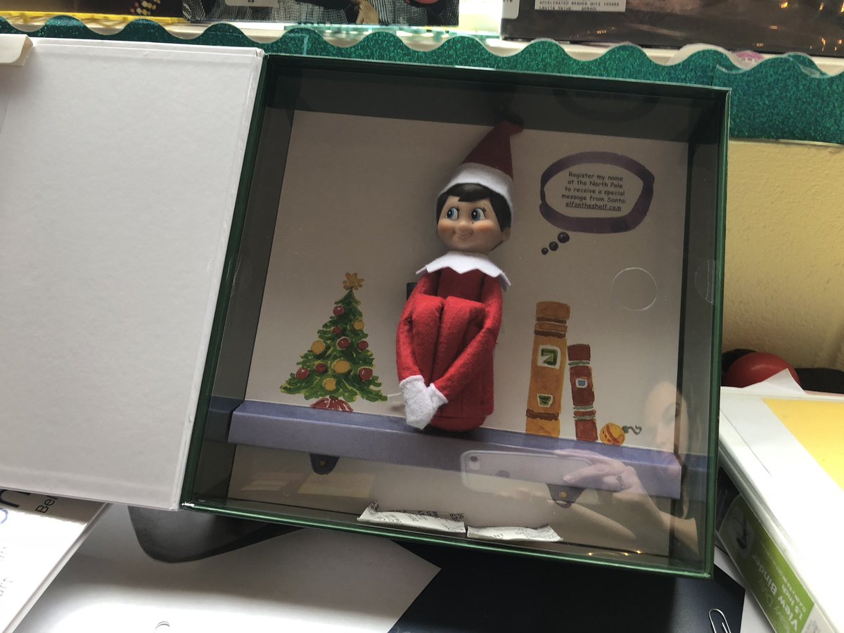 brainybilingue's tweet photo. Well, I guess #projectbased learning is on tap for our class. Welcome Juanito!! Elf auditions this Friday! 
#elfontheshelf #iamepisd https://t.co/xwQaI8iJya
