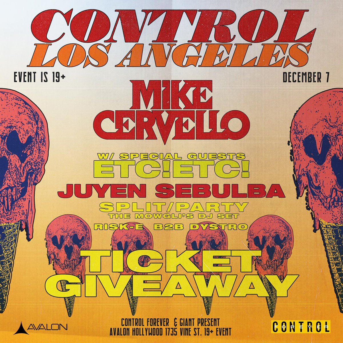MikeCervello's tweet image. LOS ANGELES!  Coming to #Control_LA w/ @Iametc &amp;amp; @JuyenSebulba this FRIDAY.  Sign up for your chance to win 4 FREE Tickets. 

HOW TO ENTER:1. 'Follow' @controlforever and @MikeCervello
2. 'Tag' 3 friends you would bring
3. 'Like' this post!

**Must sign up before midnight**