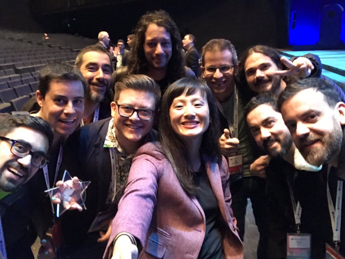 mathkrieg's tweet photo. Simply WOW! What a ride it has been @DockerCon, an amazing event, an awesome community @Docker, customer innovation #risingstar award winners, our first #dockerselfie with @BettyJunod &amp; @i_am_davidf, ty all for this experience! La Vida es Chula @desigual https://t.co/ZAhO35rEkF