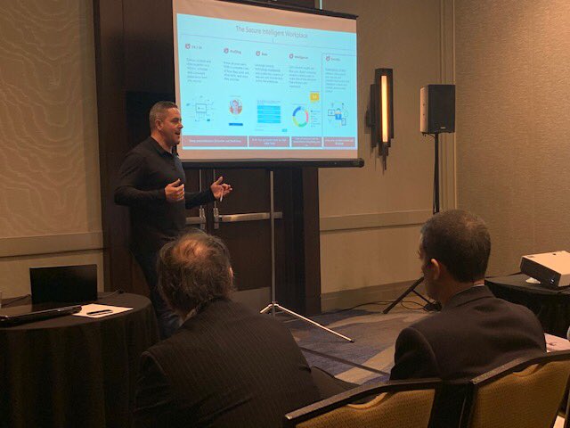 livetiles's tweet photo. Lots of enthusiasm to hear #LiveTiles SVP @DanDiefendorf speak about #CyberSecurity and the workplace at #CPS18. #CDSACPS https://t.co/qt4jlGTmA9