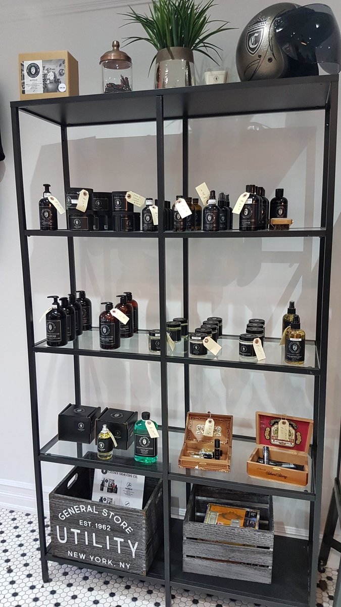 #CrownShavingCo. Lots of stocking stuffers for the man in your life. Come and see Dino. #kbiagiftgiving.
