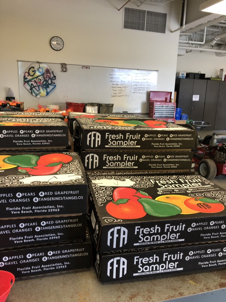 It’s the time of year for the FFA fruit sale.