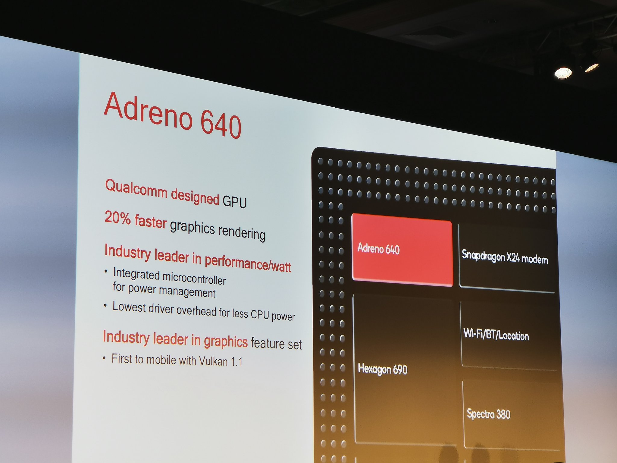 Qualcomm adreno hotsell 640