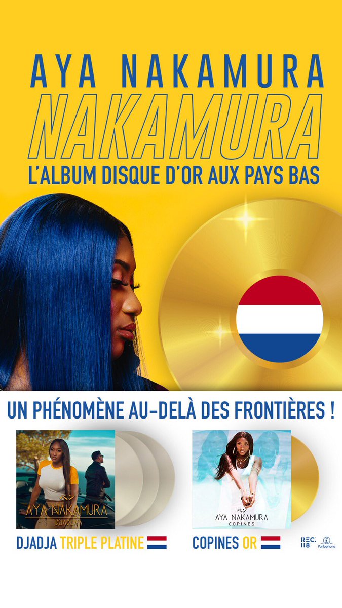Disque d’or en France &amp; en Hollande pour l’album #NAKAMURA