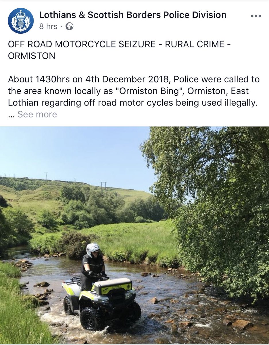 John_Forestry's tweet image. So....it’s good that our police forces have a focus on rural crime.... but it not so good if their methods are not environmentally friendly?
#diffusepollution #getthemtrained
@ScottishEPA 
@forestsandwood