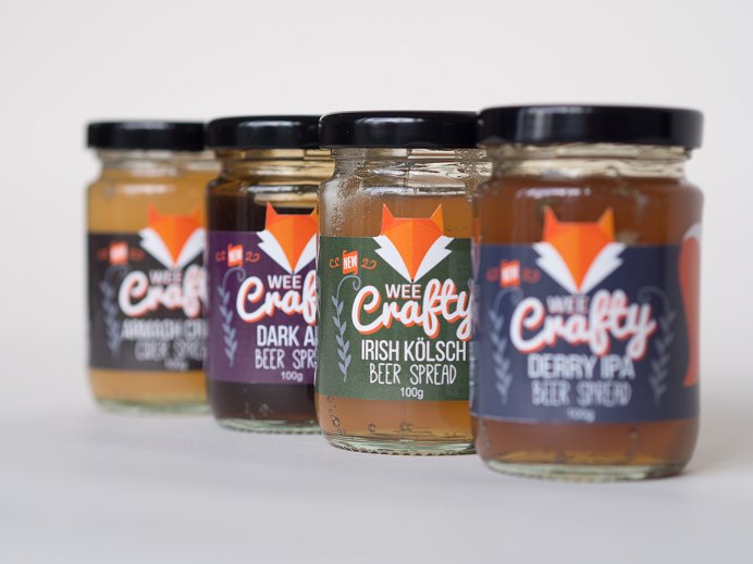 Our Wee Crafty Brew range are made using local craft brews from <a href="/LongMeadowCider/">Long Meadow Cider</a>  @HeaneyBrewery <a href="/LacadaBrew/">Lacada Brewery</a> <a href="/northboundmbrew/">Northbound Brewery</a> #weecrafty