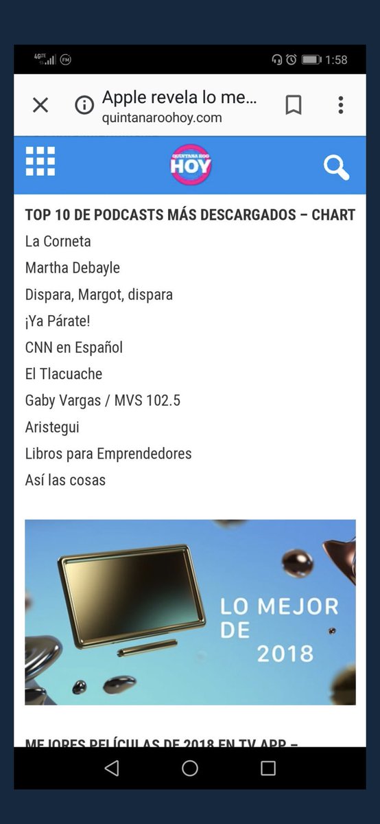 EVIDEGARAY's tweet photo. Gracias! @lacorneta40 fue el #podcast más descargado en 2018. https://t.co/vX28HYzMnT
