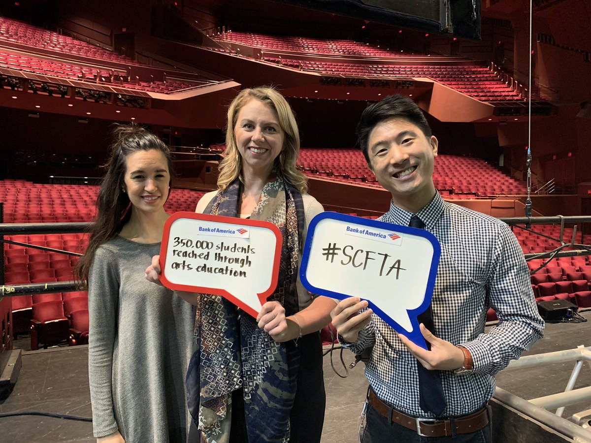 An awesome day touring #SCFTA. We have a world class performing arts center right here in OC, and #BofA is a proud supporter of their amazing programs and the new community plaza