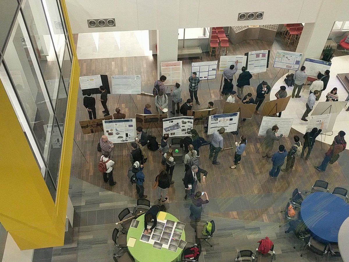 kenbrownquantum's tweet photo. Monday I failed to get a picture of Hartmut Haeffner, @Berkeley_ions , speaking at the #staq kickoff. He is in this poster session photo. https://t.co/EJqt212ZXb