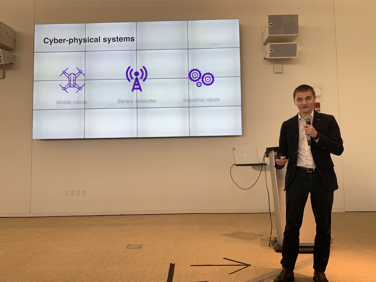 DczdTech's tweet photo. We continue talking about #Robonomics @medialab, @vitl2907 speaks about #autonomous taxi service, environmental inspections, and wildfire monitoring with #drones! https://t.co/8MN9YNchTp