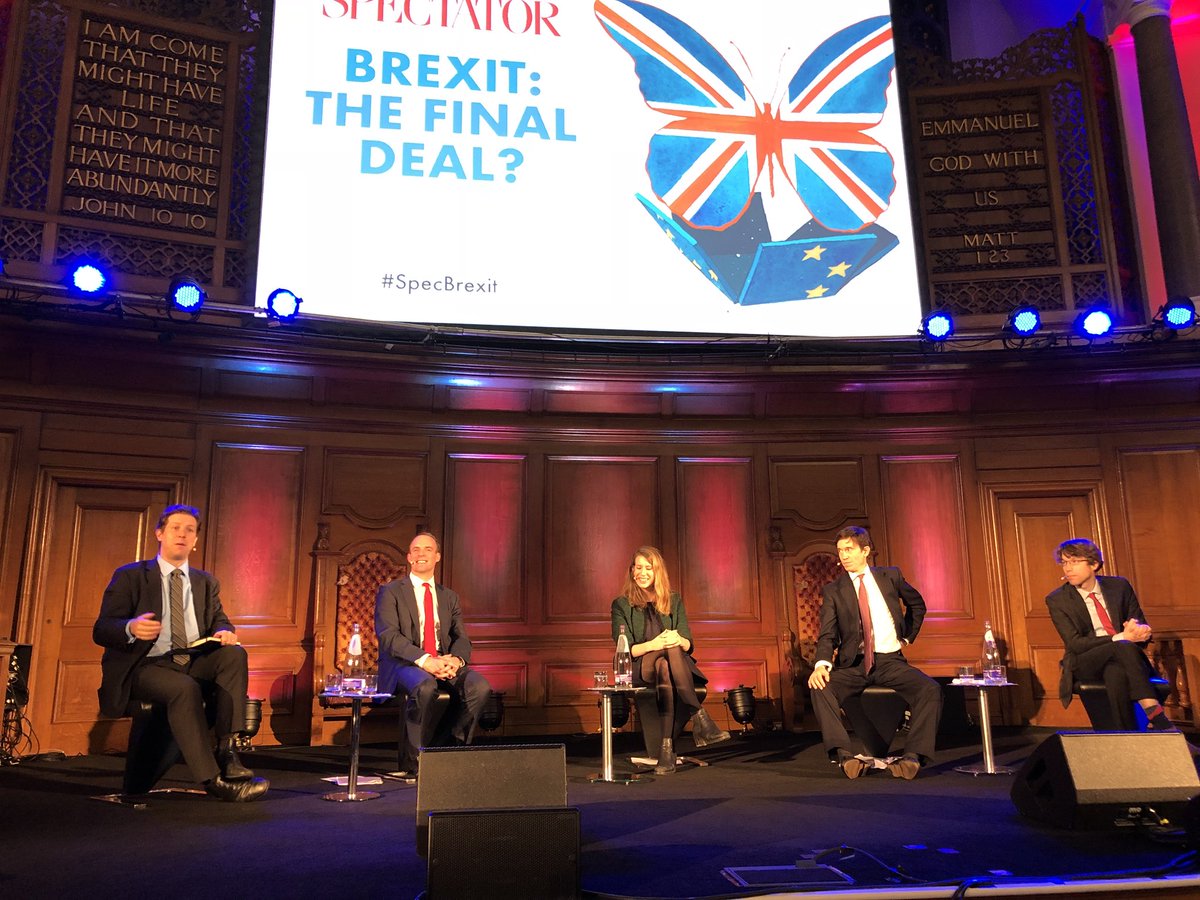 SpectatorEvents's tweet photo. A spirited debate that ran on for longer than we were meant to - thank you to all the guests and audience members! #SpecBrexit https://t.co/KBTRfb1ddU