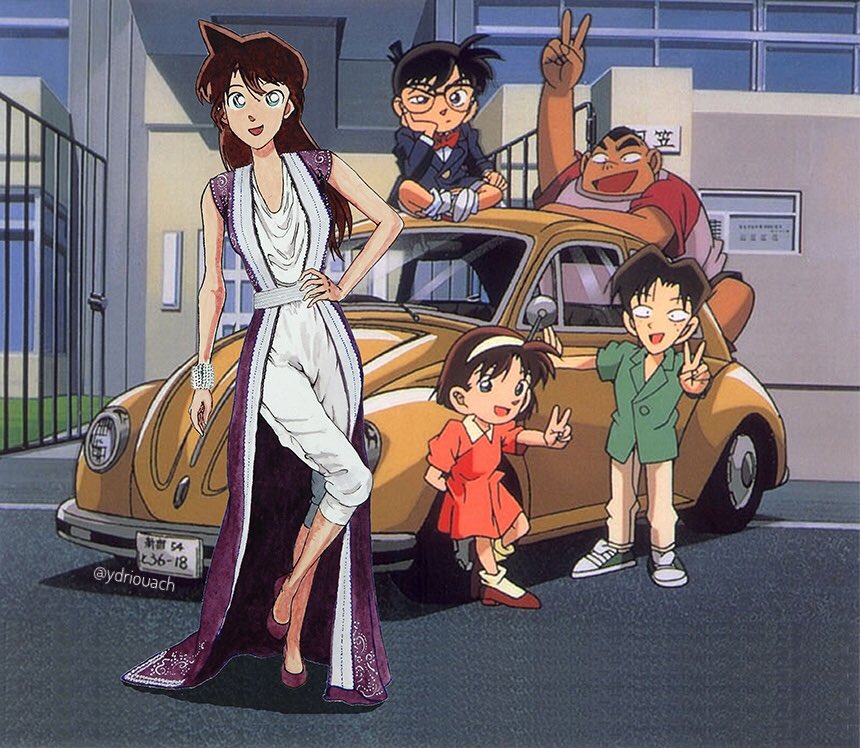 1/5 Ran Mouri de la série détective Conan, la petite amie de Shinichi Kudo. Vêtue d’une Tekchita 2 pièces.
