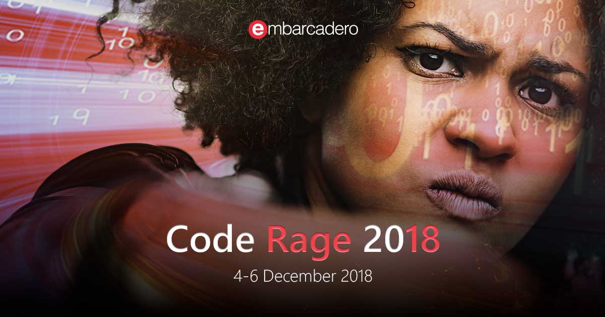 EmbarcaderoTech's tweet image. Join these free sessions starting in 15 minutes: "IntraWeb 17 - IWML, REST, #ExtJS, #JQueryUI, BootStrap and more" by Chad Hower and "Secure Data with InterBase" by Mary Kelly. #CodeRage2018 embt.co/CodeRage2018