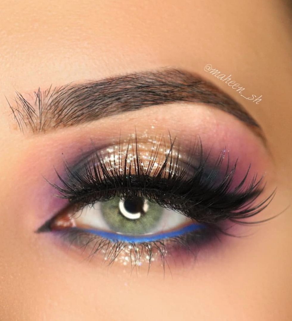 Super-Stay Liners are where soft glam &amp; bold eyes meet! <a href="/maheen_sh/">maheen sheikh</a> uses the #superstayliner in Metallic Turquoise &amp; Essential Royal Blue to create this stunning look! Retweet if you would recreate this look! #Wunder2 #Waterproof