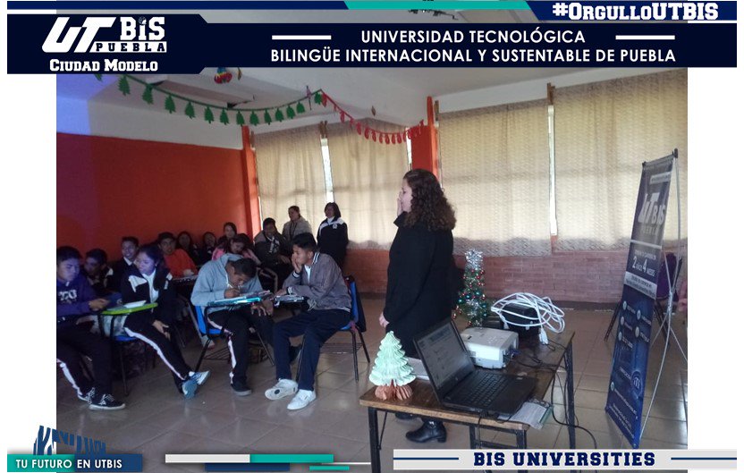 UTBISPuebla's tweet photo. La UTBISPuebla visita el bachillerato "Sor Juana Inés de la Cruz" en el municipio de Nopalucan con el objetivo de dar a conocer a jóvenes próximos a egresar de nivel bachillerato la oferta educativa que maneja nuestra institución.

#ProudlyUTBIS #OrgulloUTBIS #BisUniversities https://t.co/7p7BA8LUdZ