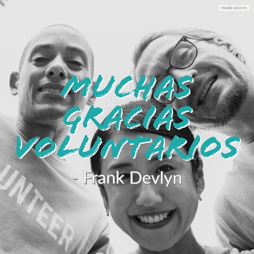 FrankDevlyn's tweet photo. ¡Muchas gracias a todos los voluntarios que nos han ayudado a contribuir a través de diversas organizaciones a hacer un mundo mejor!
@FundacionDevlyn 
#DíadelVoluntariado #FURMEX https://t.co/s3XsSjjLRr