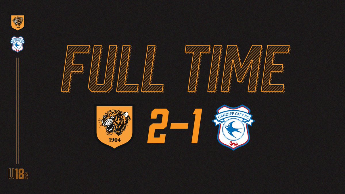HullCityAcademy's tweet image. FT - Hull City U18s 2 Cardiff City U18s 1 #FAYouthCup

The ten-man Tigers produce a superb performance to book their place in the next round. Well done, lads! 🏆🐯⚽️ #hcafcU18 #hcafc #theTigers