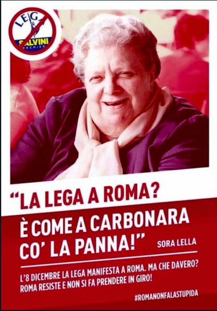 MonicaCarugno's tweet photo. #Romanonfalastupida ma che davero?? #SoraLella https://t.co/luehV8AVbi