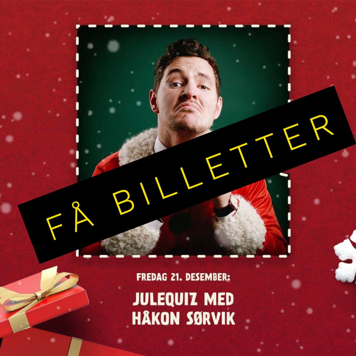 Vil du være med på Ålesunds mest julete quiz? Skaff deg billetter i dag!

Billetter: tikkio.com/tickets/6405-j…