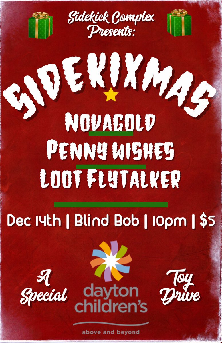 TINO (@hiphoptino) on Twitter photo My band <a href="/SidekickComplex/">Sidekick Complex</a> put one together for the kids. 12/14/18 My band <a href="/SidekickComplex/">Sidekick Complex</a> put one together for the kids. 12/14/18
