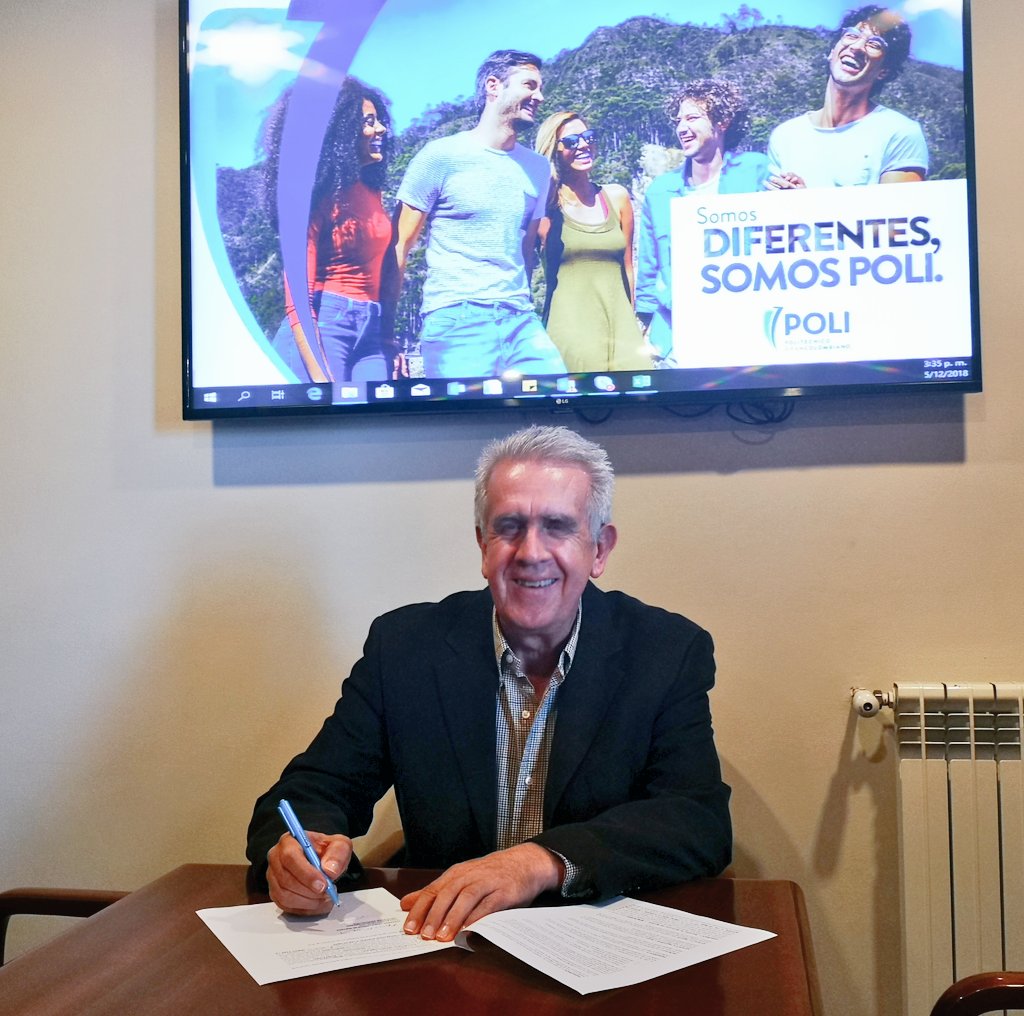 Poligran's tweet photo. La educación es el mejor instrumento para promover la transformación social y la reparación de las víctimas del conflicto armado. Estamos felices por firmar el convenio con @unidadvictimas que permitirá seguir ampliando las oportunidades de educación. @FDavilaL https://t.co/Aq4bXZg1KZ