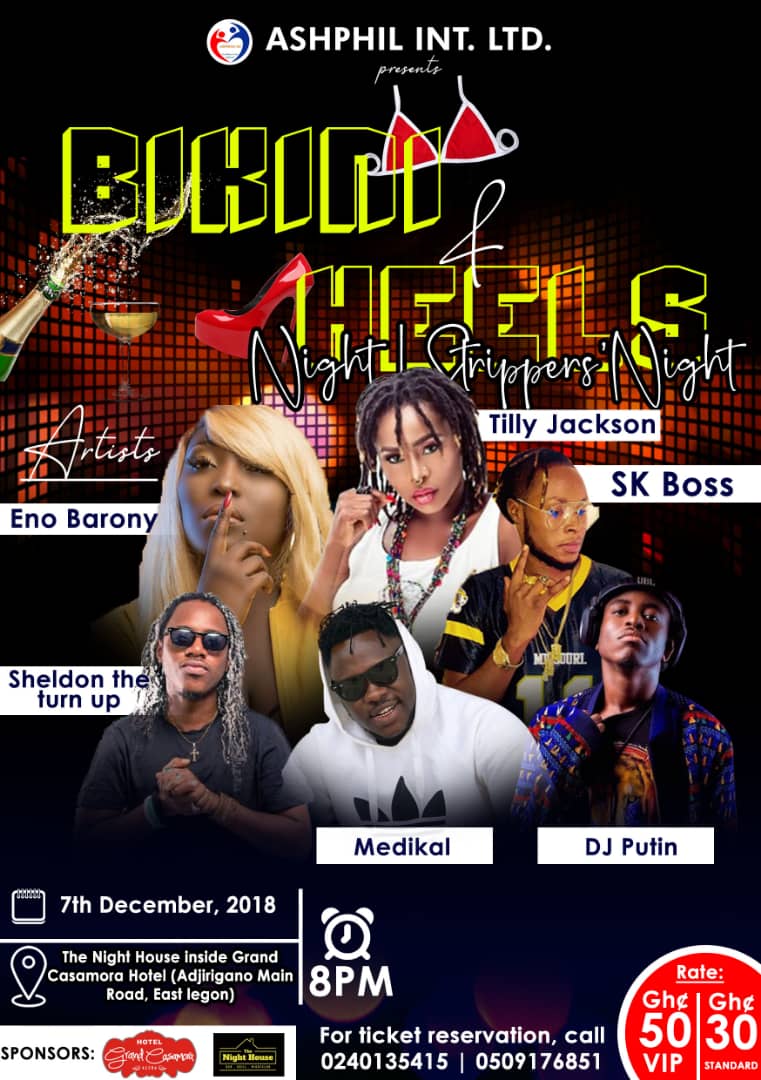 ash_event's tweet photo. @brah_aqueous @AmgMedikal this Friday 7th December 2018 at  97 Lindy Street, Adjirigano Main Road,  East Legon, come support the event. for table reservation or ticket  call 0240135415 https://t.co/S2Jp90E2xK