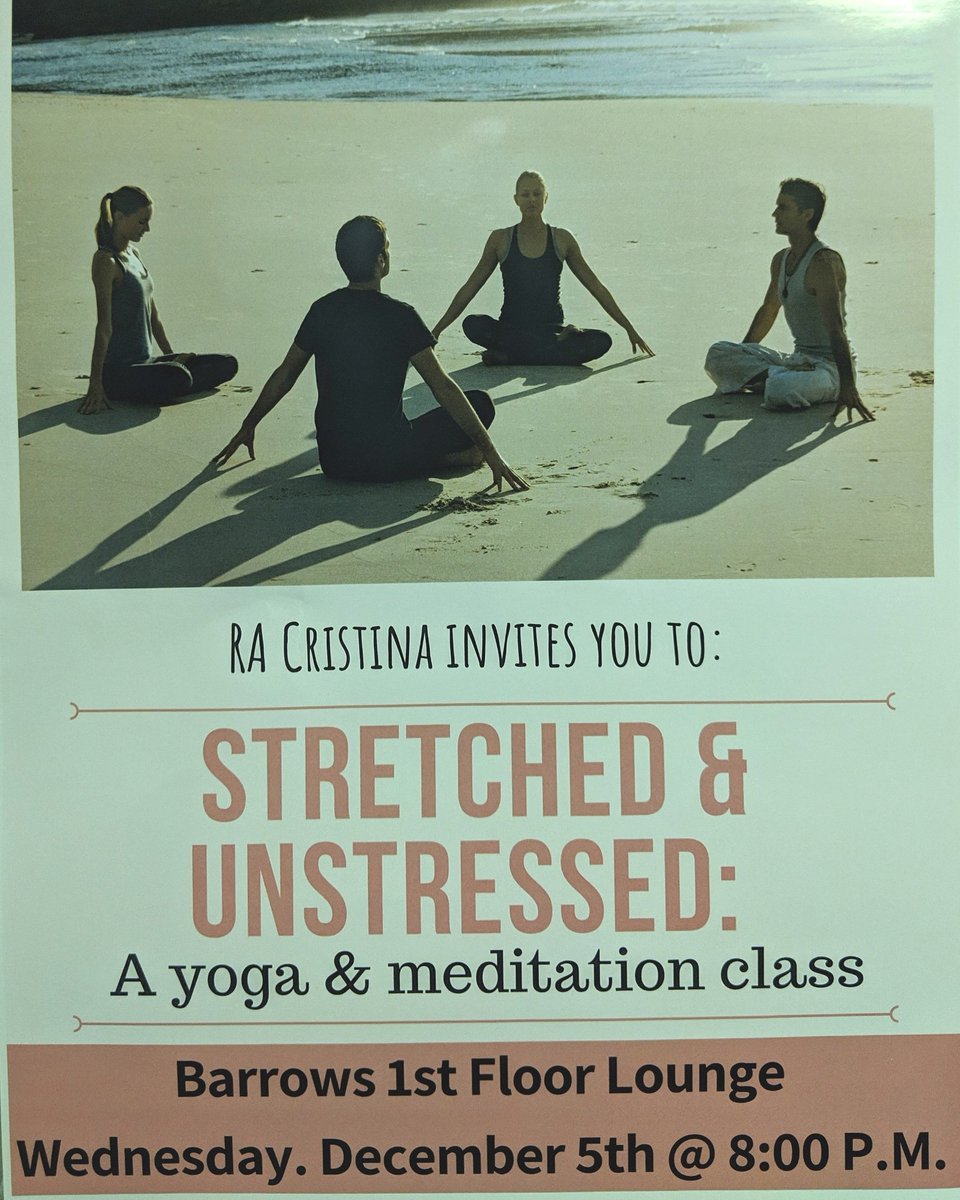 BarrowsBobcats's tweet photo. Destress tonight with is program!! https://t.co/iVA461KE8u