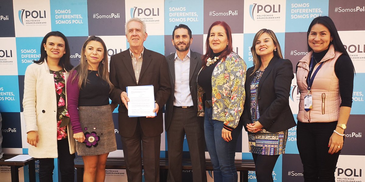 Poligran's tweet photo. La educación es el mejor instrumento para promover la transformación social y la reparación de las víctimas del conflicto armado. Estamos felices por firmar el convenio con @unidadvictimas que permitirá seguir ampliando las oportunidades de educación. @FDavilaL https://t.co/Aq4bXZg1KZ