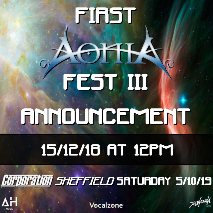 Aonia_Band's tweet photo. We're super-excited to be making our first band #announcement on 15/12/19 at 12pm! In the meantime, applications are still open - visit https://t.co/2toRiHnLWB if you're interested in playing. Applications close on the 15th at 11pm GMT. #vocalzone #vzfamily #druzkowskiguitars https://t.co/05SrhRht1B
