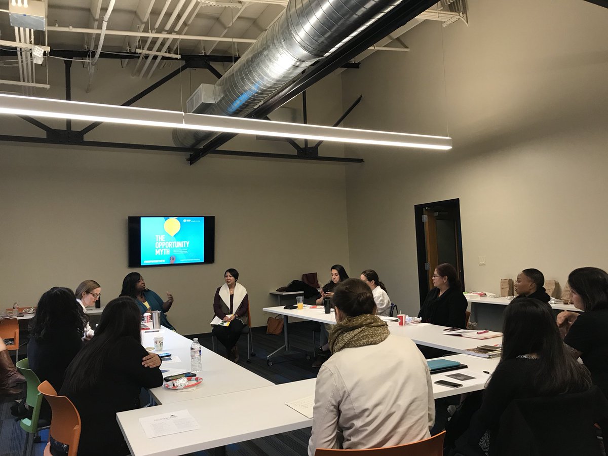 What a privilege it was this morning to hear <a href="/TNTP/">TNTP</a> leaders talk about “The Opportunity Myth” plaguing our public schools. Their powerful presentation focused on how to empower parents and other stakeholders to change the game for our students. #choicemeanshope #highexpectations