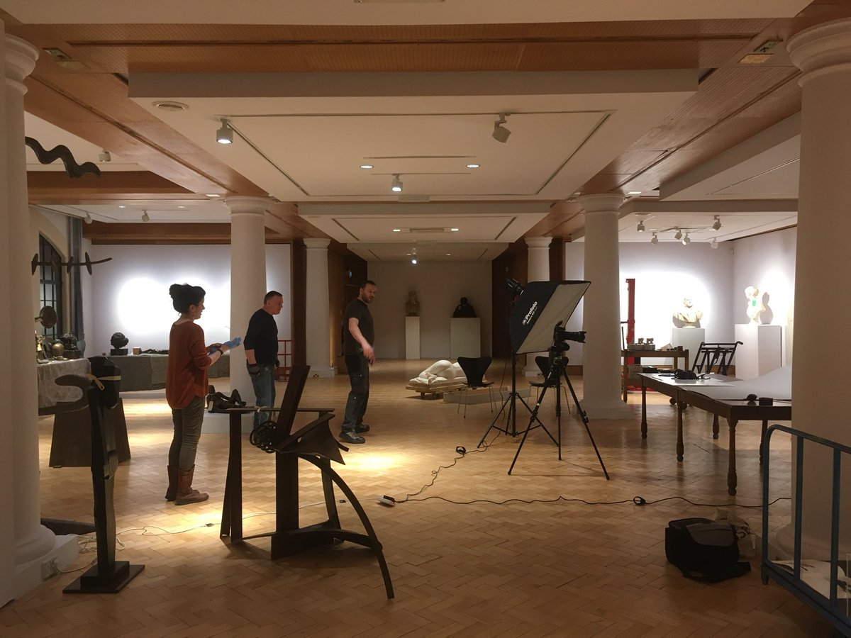 JessieMaucor's tweet photo. Lucky me getting my lens on the collections at #edinburghcityartcentre and working in this fantastic space. Thanks to this great team on site! @EdinCulture @rhona_taylor #artuksculptureproject #artukphotographers https://t.co/I7lYDddI1X