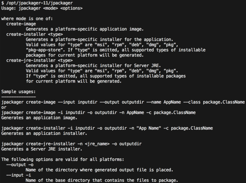 java's tweet image. Package your Java 11 application so that anyone can install it and run it without having to install Java

@vocabhunterapp 
#Java #JDK11 

medium.com/@adam_carroll/…