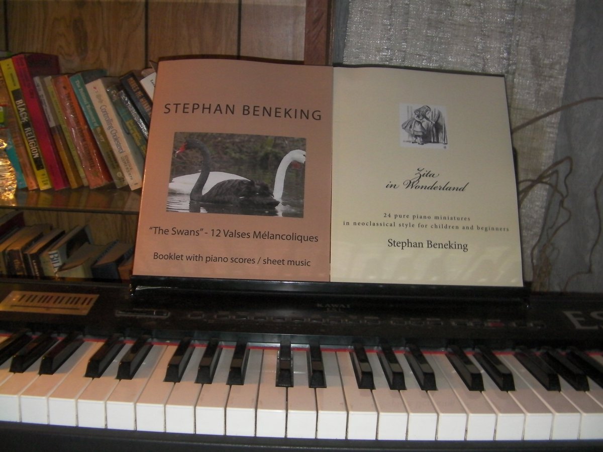 My piano.  I use Steve Beneking's book with my students.  I am planning an event for children featuring music from this book.