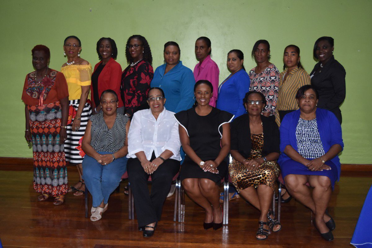 TTPoliceService's tweet photo. As tradition dictates, the appointment of a new Commissioner of Police means that the Police Wives’ Association (PWA) of the Trinidad and Tobago Police Service (TTPS) receives a new patron. The patron is now Mrs. Nicole Dyer Griffith, wife of Commissioner of Police Gary Griffith. https://t.co/V7oneHD62K