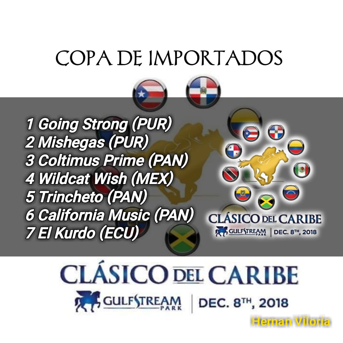 dardum's tweet photo. RT @CONFCARIBE: Puestos de pista para las Copas de la Serie Hípica del Caribe. #SHC2018 #SHC18 https://t.co/jiLzkMih6G