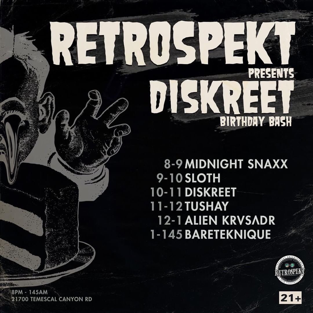 retrospektent's tweet photo. Todayโs the day fam๐๐ฅ Come down and help us celebrate @Diskreetsounds birthday with a FREE 21+ event!๐ Well be taking over Rockefellas at 8PM so make sure to round up the crew and come get WILD with us!๐๐๐ป #Retrospekt #Diskreet #Birthday #Free #Event https://t.co/gRlI16yPXc