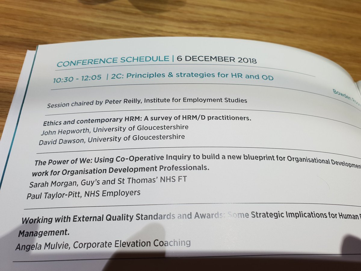 SarahMorganNHS's tweet image. Looking forward to sharing sharing a platform with @NHSE_PaulT sharing our #ODBootstrappers action research with @CIPD #cipdARC18 

Come along at 10.30am session 2C to hear about &apos;The Power of We&apos; Building a new blueprint for OD &amp;amp; implications for future work of OD Professionals