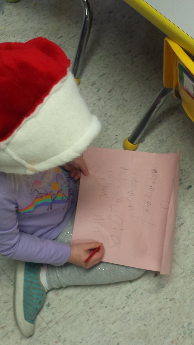 MLuthPreschool's tweet photo. Santa adding a student to the Nice list! #scpsi https://t.co/1eFWfmFmg1