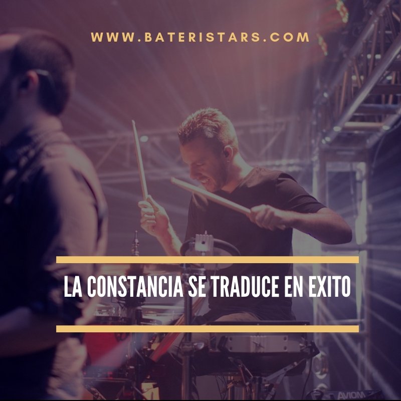 Bateristars's tweet photo. LA CONSTANCIA SE CONVIERTE EN EXITO #DRUMMER #BATERISTA #BATERISTARS https://t.co/5amgQJB4p9